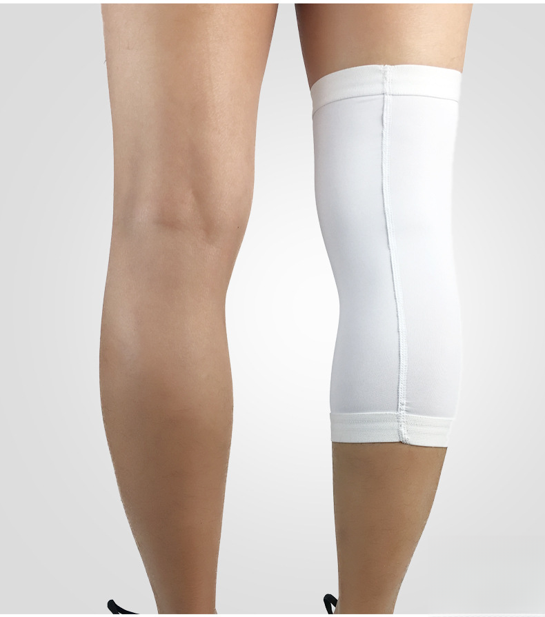 Genouillères de basket-ball, protège-jambes de compression tricotés, collants, course en extérieur, fitness, cyclisme, alpinisme_voghion.com