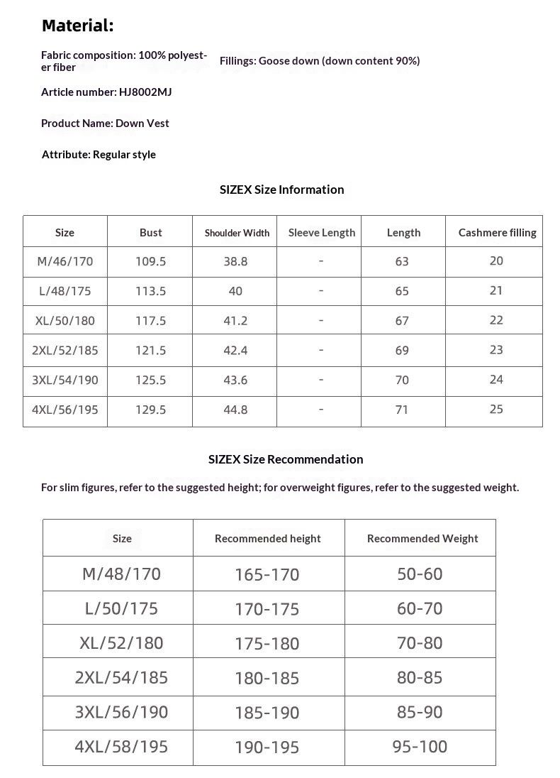 Pulse Men's Vest Autumn Winter White Goose Knitted Collar Warm Youth Sleeveless Down Jacket Inner Wear Can Be Worn Alone_voghion.com