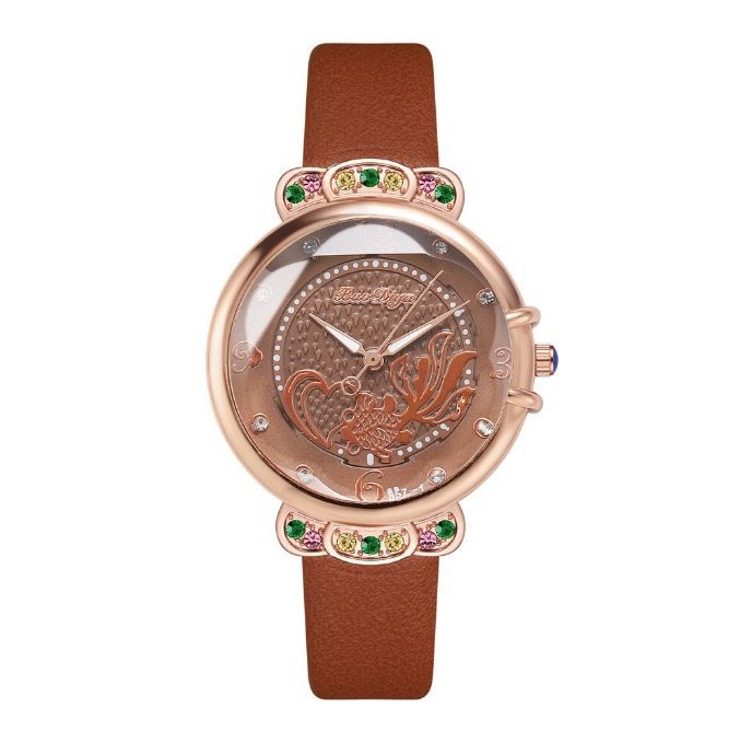 Women's Watches Fashion Women's Set Bracelet Watch Personality Fashion Lotus Diamond Watch_voghion.com