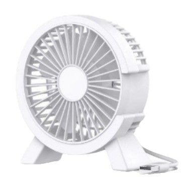 Büro Geräuscharm Lange Batterielebensdauer Desktop Klein Für Studenten Schlafsaal Bett Großer Luftstrom Plug-in-Lüfter_voghion.com