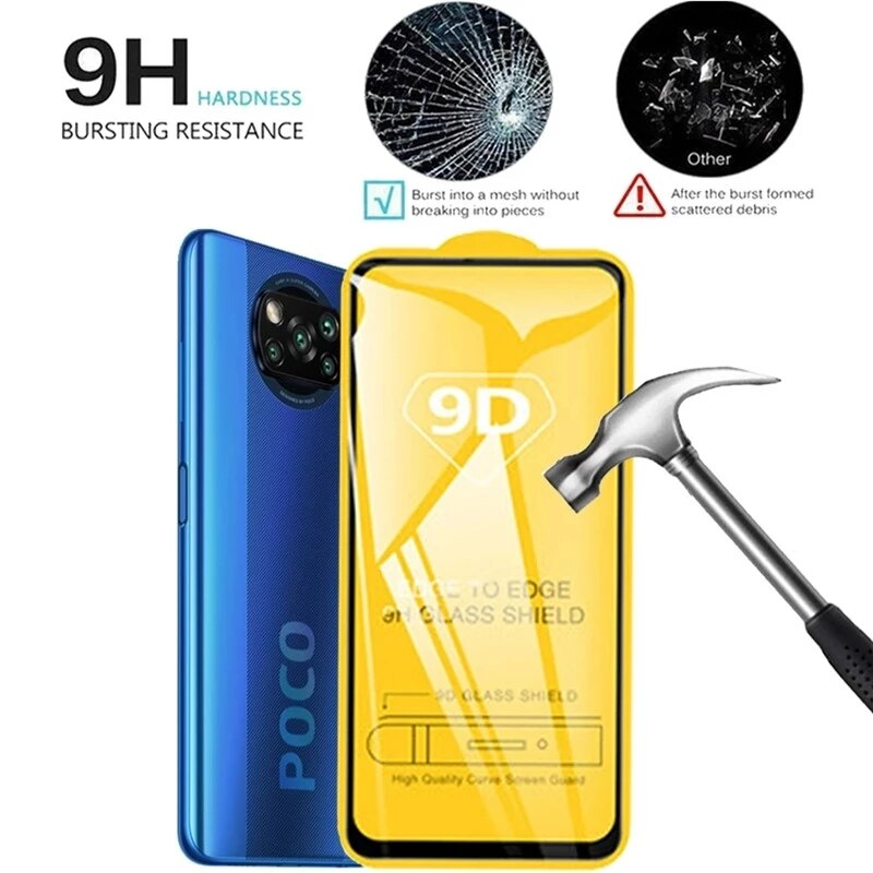 Xiaomi Poco X3 F3 M3 M4 11T 12T Pro Screen Saver voor Redmi Note 10 9 8 11 Pro 10s 9S 9T 9A 9C Glas_voghion.com