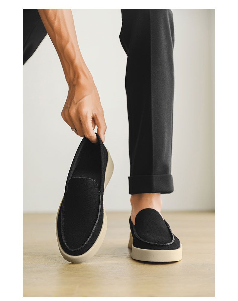 SHLIANG Herren Loafer Weiche Wildleder Slip-On-Schuhe Mann Flats Leichte Bequeme Fahrschuhe Für Mann Freizeitschuhe Y0606_voghion.com