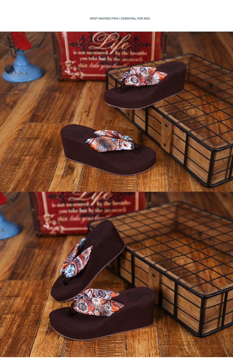 Womens Flip Flops Yoga Foam Strap Summer Beach Comfortable Thong with Soft Cushion_voghion.com