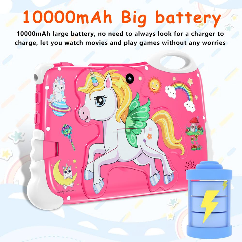 7-inch Kids Learning & Gaming Tablet Storage Android Tablet With Parental Control_voghion.com