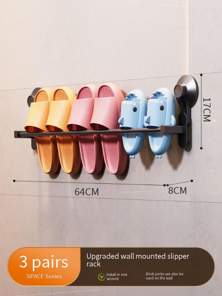 Scarpiera da bagno senza foratura, da appendere alla porta, da appendere alla parete, organizer per doccia e WC_voghion.com