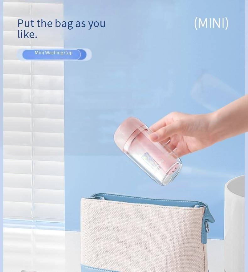 Kit de aseo de viaje compacto con portacepillos y vaso plegable: ligero y a prueba de fugas para una higiene en movimiento._voghion.com