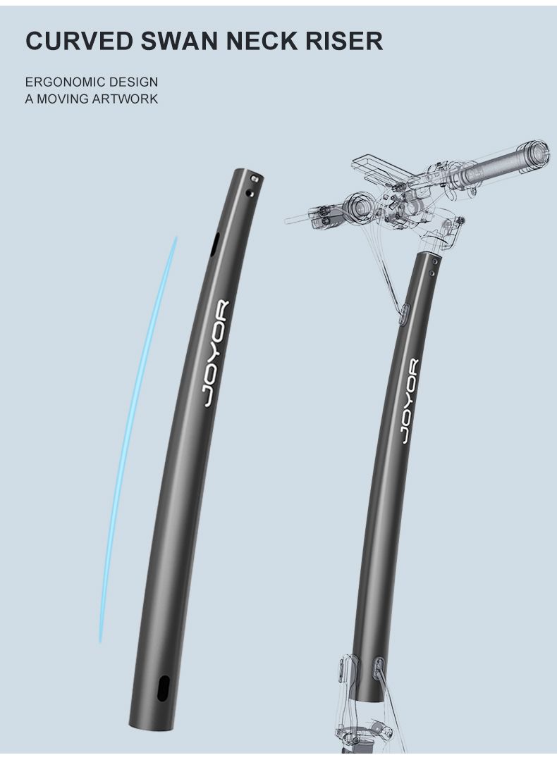 Patinete eléctrico JOYOR C10E(ABE) con certificación, motor de 500 W, para adultos, con neumáticos de 10 pulgadas y batería de 48 V y 10,4 Ah._voghion.com