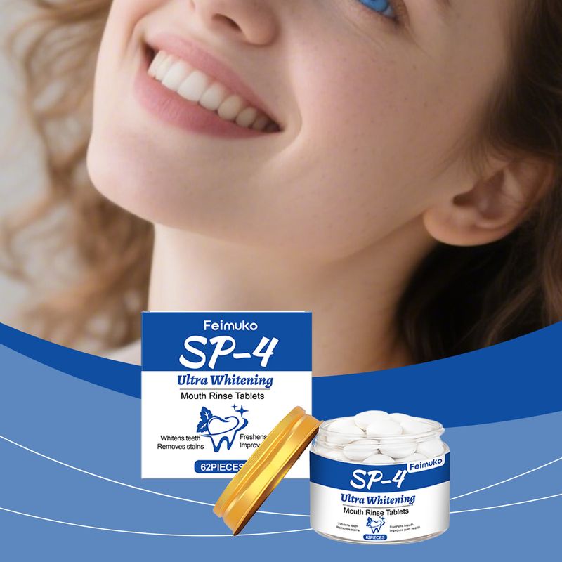 Feimuko Breath Clean Teeth Long-lasting Fragrance Portable Travel Fresh Mouthwash Tablets_voghion.com