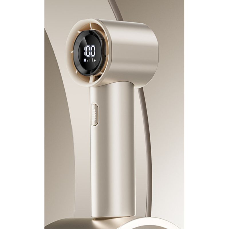 Handgehaltener kleiner wiederaufladbarer Hochgeschwindigkeits-Desktop-Turbo-Mini-Leistungsstarker elektrischer Ventilator mit hoher Drehzahl_voghion.com