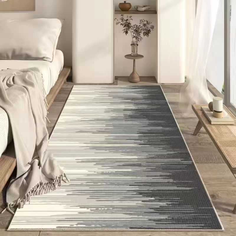 French Line Cashmere Carpet Bedroom Bedside Blanket Modern Simple Tatami Cool Bay Window Mat Soft And Comfortable_voghion.com