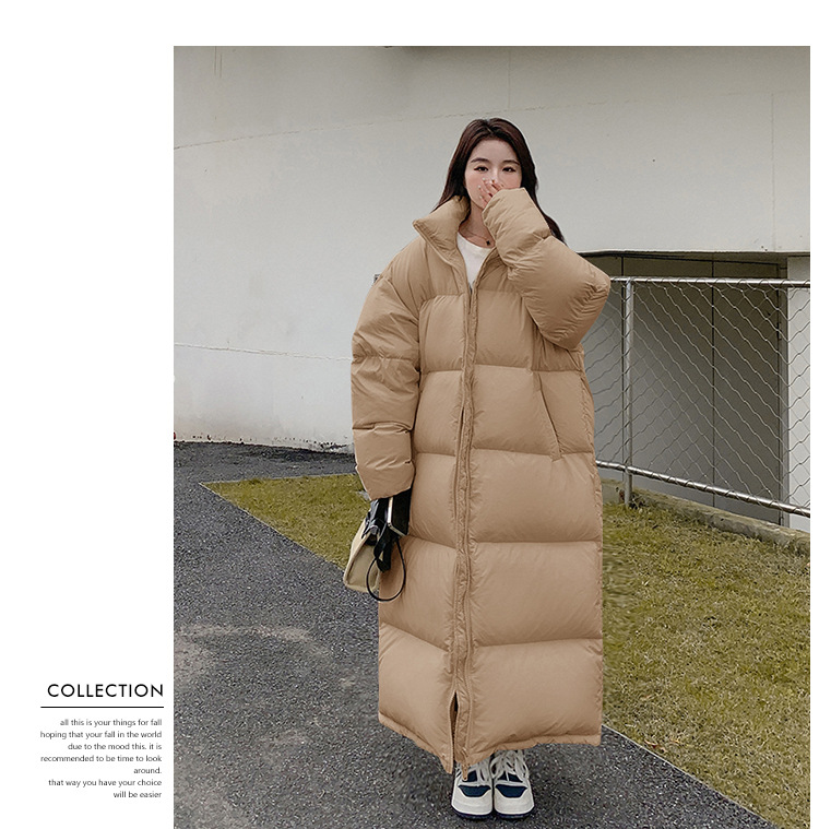 2023 Inverno Nuovo Giù Cappotto di Cotone Cappotto di Cotone Coreano di Media Lunghezza da Donna Cappotto di Cotone Sciolto Versatile Cappotto di Pane Addensato_voghion.com