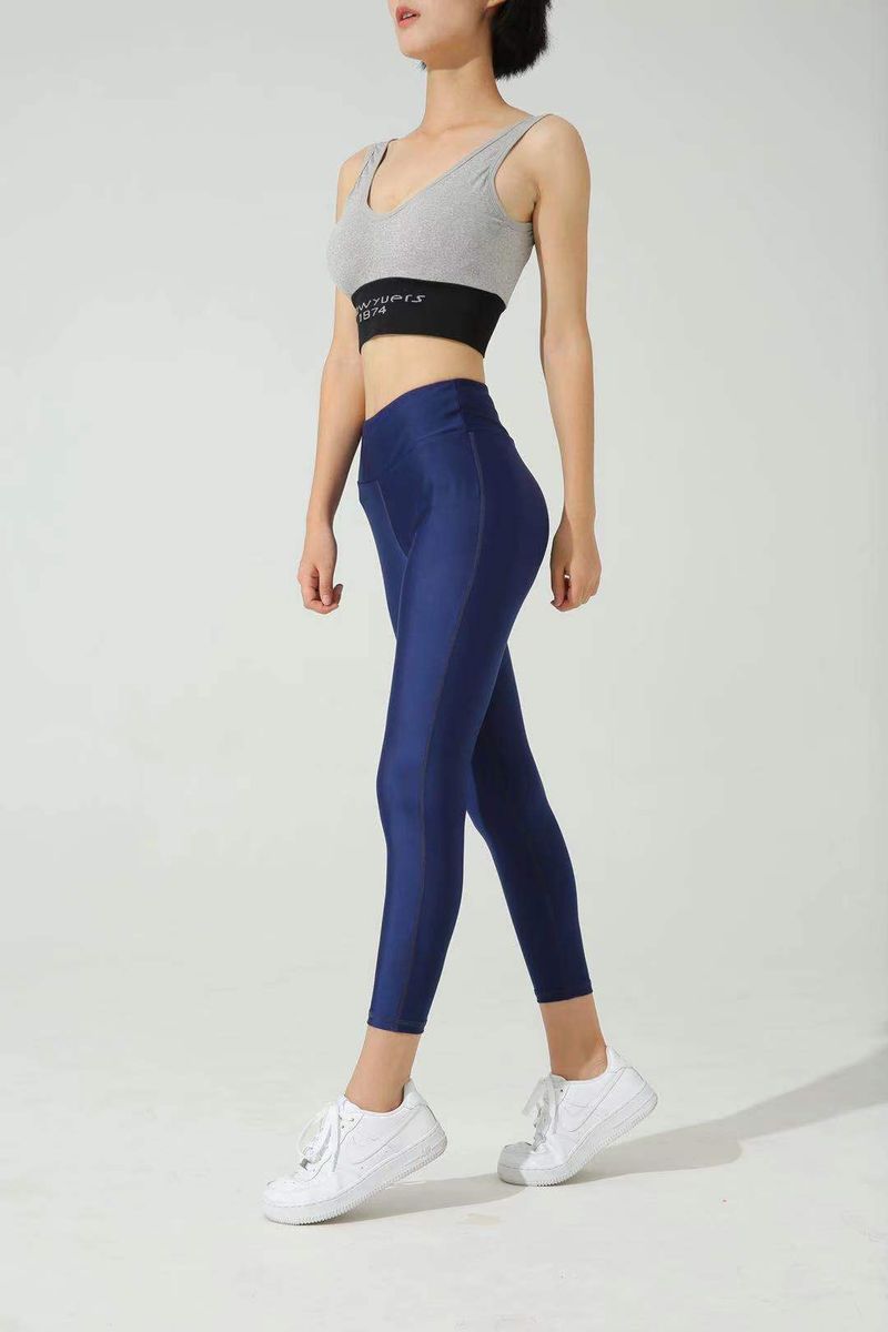designer989# Leggings a compressione a vita alta per allenamento sportivo, corsa, yoga, palestra, per donna_voghion.com