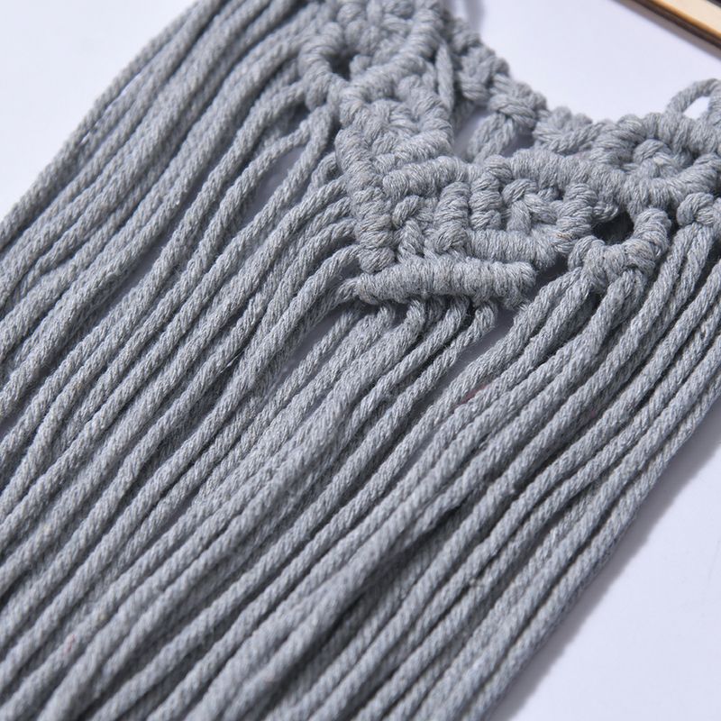 Handgewebte Dekoration im nordischen Stil für Gästehäuser, böhmischer Wandbehang mit Quasten aus reiner Baumwolle, Großhandel_voghion.com