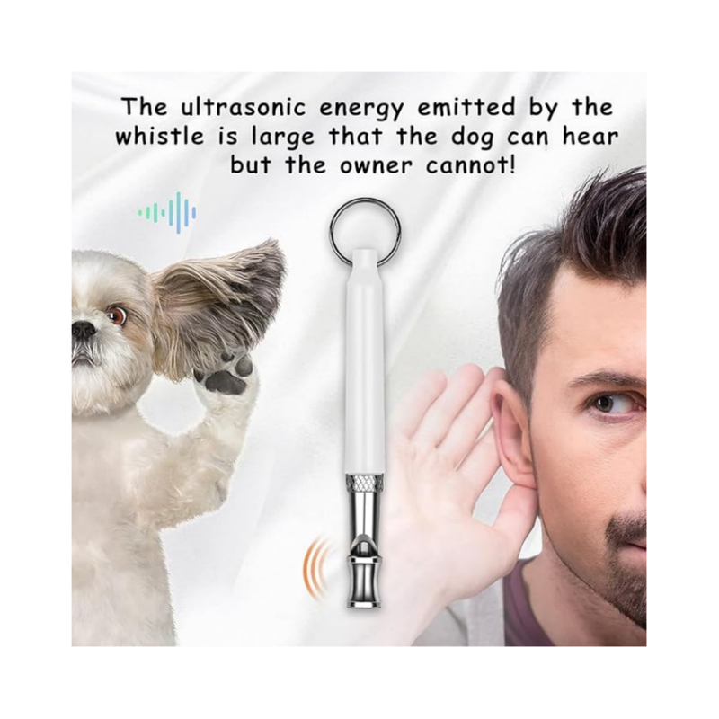 Dog Whistle To Stop Barking Neighbor Dogs, Dog Training, Adjustable Ultrasonic Silent Dog Whistle Free Lanyard_voghion.com