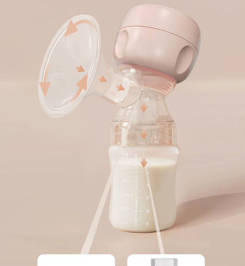 Borstkolven Draagbare massage-lactatie-apparaat Volledig automatische geïntegreerde melkextractor Zwangere vrouwen Postpartum grote zuigkracht Elektrische borstkolf_voghion.com