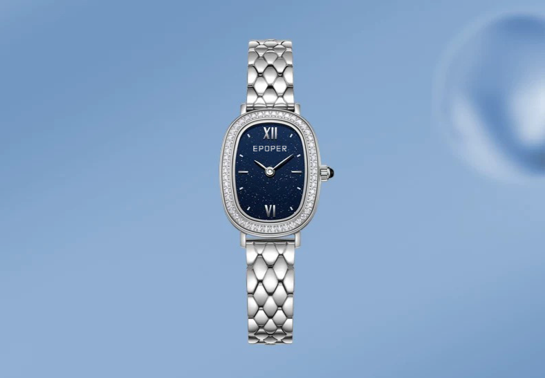 Women's Watches Fashion Light Luxury Oval Diamond Fritillaria Compact High-end Watch Waterproof Temperament Simple Women's Quartz Watch_voghion.com
