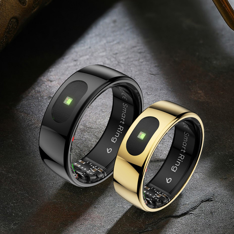 Tracker di attività intelligenti Smart Ring Impermeabile Monitoraggio dell'ossigeno nel sangue Monitoraggio del sonno Monitoraggio della frequenza cardiaca Foto Sport Smart Touch Phone_voghion.com