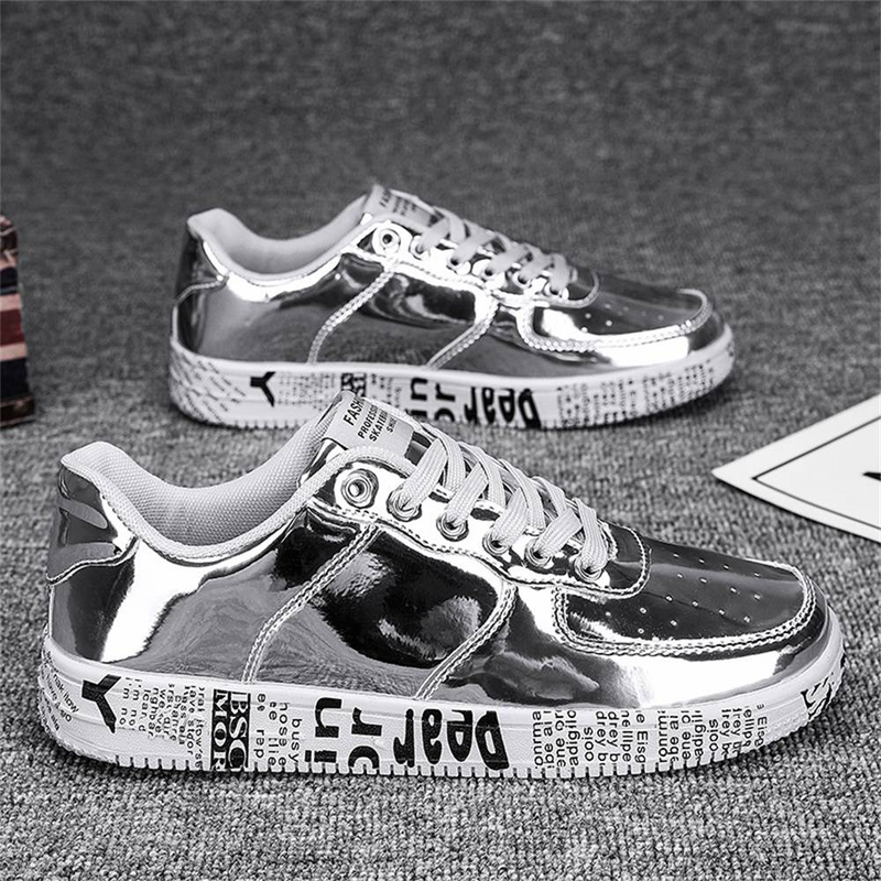 2025 Fashion Sneakers Damen Herren Glänzend Rutschfest Verschleißfest Laufschuhe 36-46_voghion.com