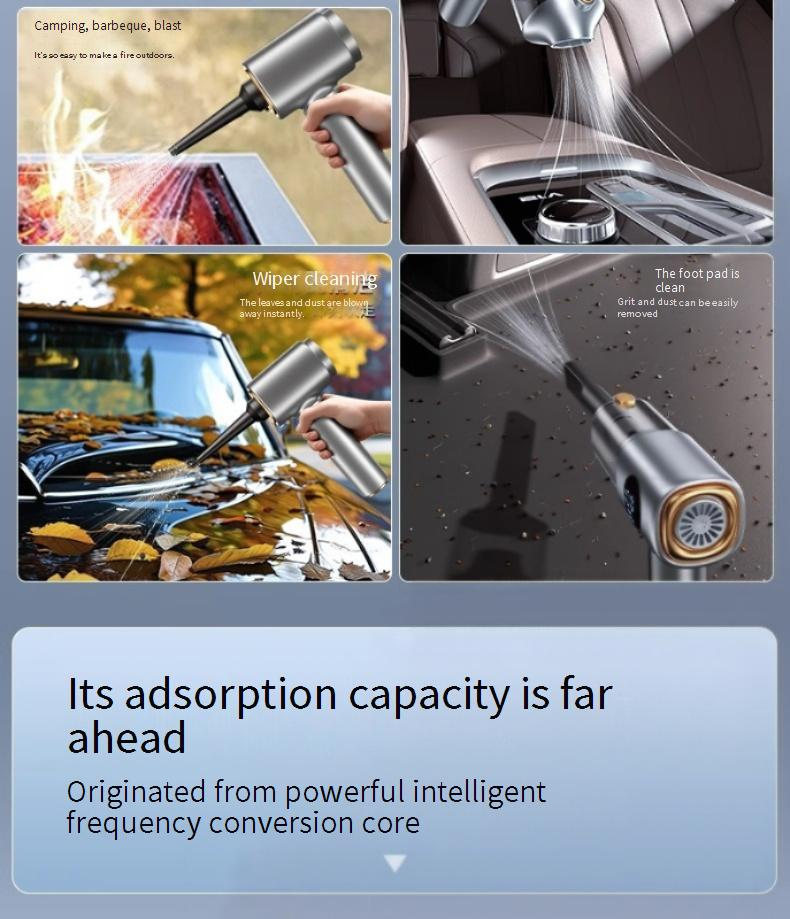 Wireless Car Vacuum Cleaner, Handheld Cordless Vacuum With Powerful Suction, Portable Mini Vacuum For Car And Home Cleaning_voghion.com