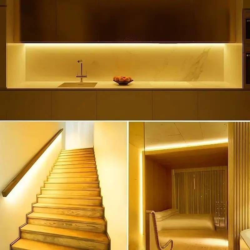 Tira de luz de neón flexible con control táctil USB de 5 V, LED impermeable y ajustable para decoración del hogar y retroiluminación del dormitorio._voghion.com