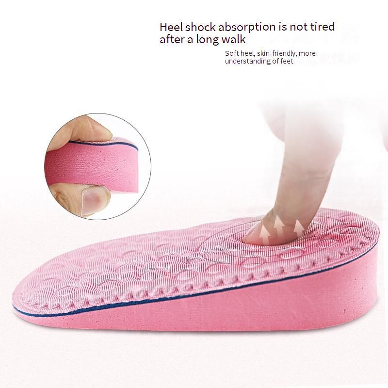 Women's Invisible Height Increase Insoles - Soft & Comfortable Half Cushion For Sneakers, Canvas Shoes & Casual Shoes (1.5cm/2.5cm/3.5cm) - Breathable_voghion.com