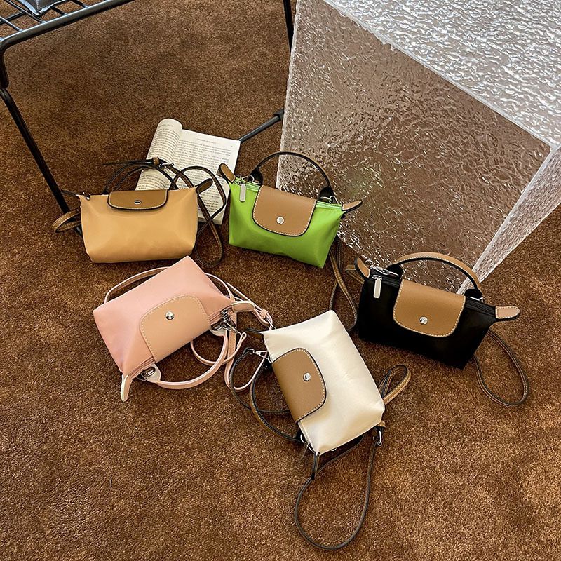 Sac à main mini Xiang Dumpling en forme de dragon français, léger et luxueux, sac à bandoulière en nylon à une épaule_voghion.com