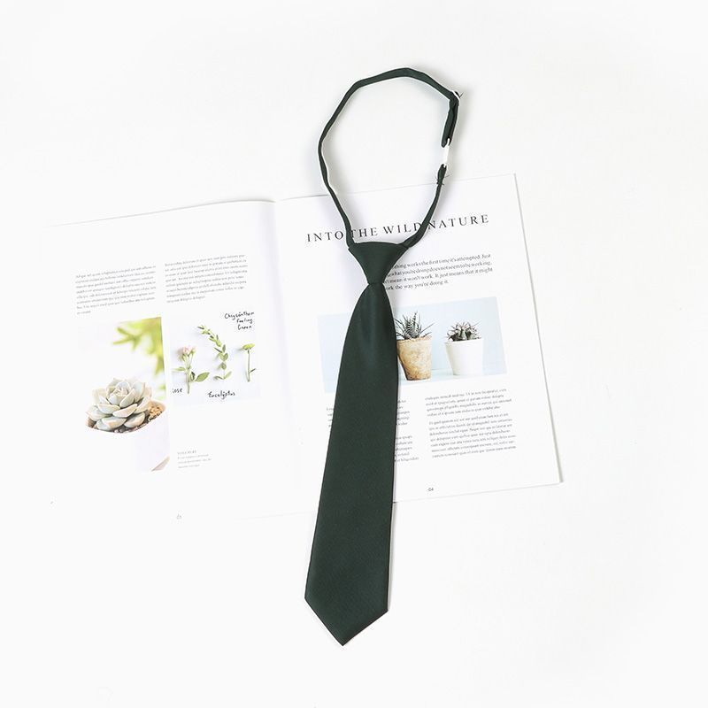 Camicia da donna con papillon verde, stile giapponese, stile college JK, senza nodi, per studenti, uniforme, cool_voghion.com