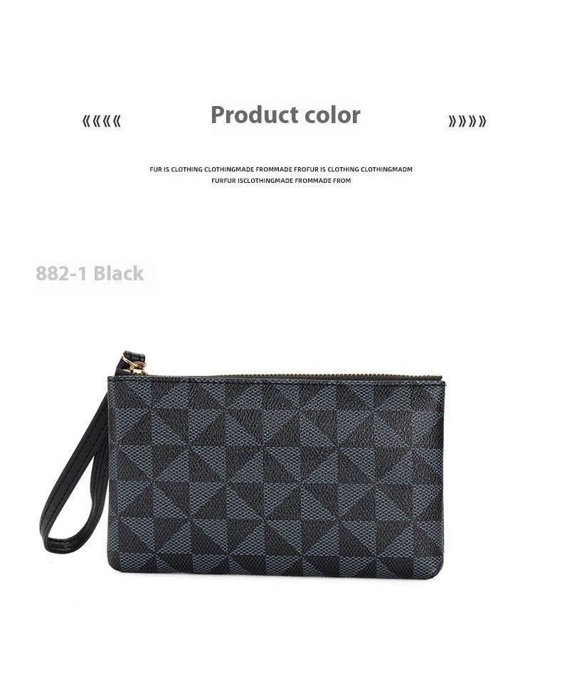 Old Pattern Handheld Long Women's 2024 New Multi functional Wallet Phone Bag_voghion.com