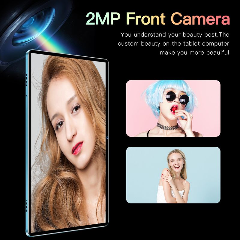 10.1 Inch Android 8.1 Tablet - Dual SIM Support, Bluetooth Keyboard Compatible, 4G LTE & HD Display_voghion.com