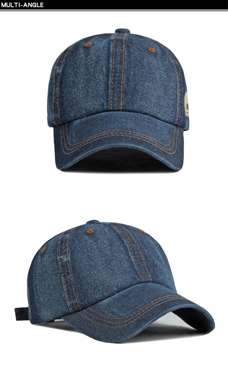 Nauji, 2024 m. Aukštos kokybės dangaus mėlynumo beisbolo kepurės vyrams, skalbti džinsai, moteriškos vasarinės kepuraitės Streetwear Snapback hiphopo tėčio kepurės Bone_voghion.com