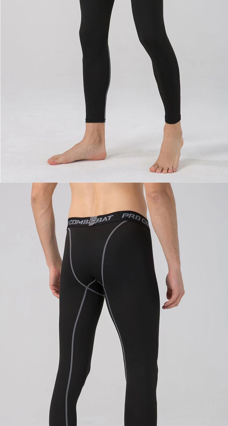 Men's Compression Pants Long, Workout Tights For Running Gym & Cycling, US Sizing_voghion.com