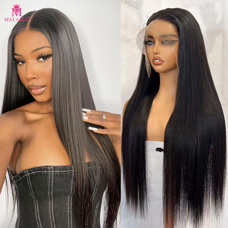 13x4 Lace Front Perücke Mënschlech Hoer Virgepléckt Hoerlinn mat Babyhoer 180 Dicht 10A Riicht Mënschlech Hoer Perücke fir Fraen_voghion.com