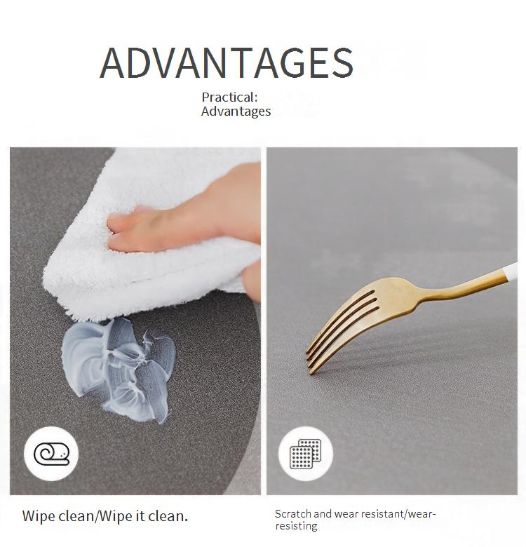Abtropfmatte aus hochwertigem Tech-Gewebe für die Küche – rutschfester, saugfähiger Untersetzer aus Kieselgur aus Silikon, hitzebeständiger Tischschutz_voghion.com