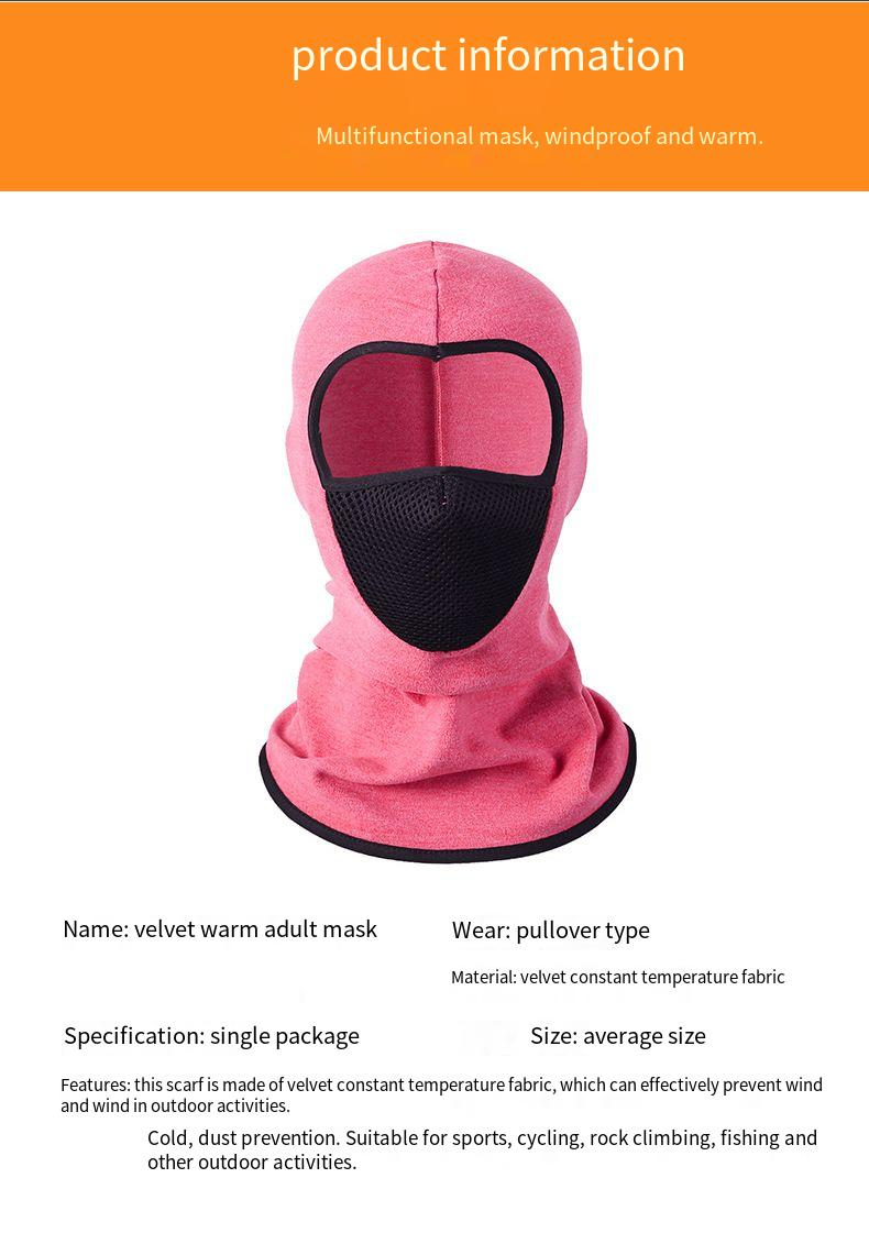 Sports Face Masks Windproof And Cold Proof Warm Headgear Men's Full Face Mask Motorcycle Motorcycle Riding Ice Silk Sunscreen Helmet Headgear Neckband_voghion.com