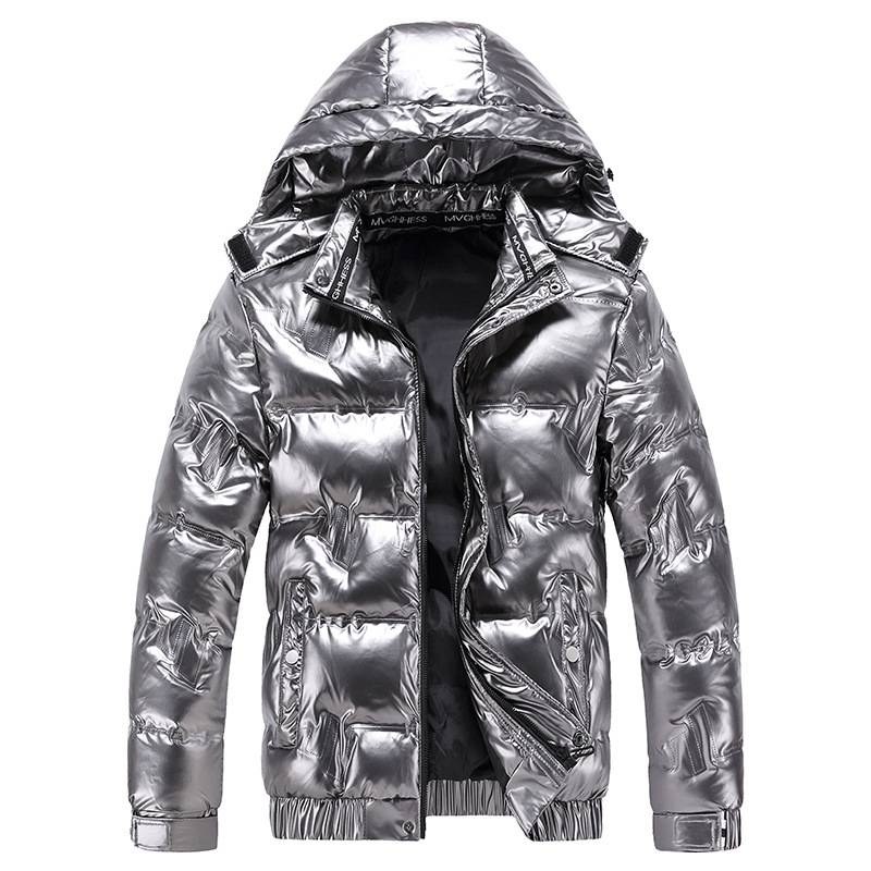 Herrenbekleidung Kapuzenjacke aus Baumwolle, wattiert, stylische Streetwear-Baumwolljacke mit Kapuze für Herren – Slim Fit, lässiger Wintermantel mit Reißverschluss für urbane Mode_voghion.com