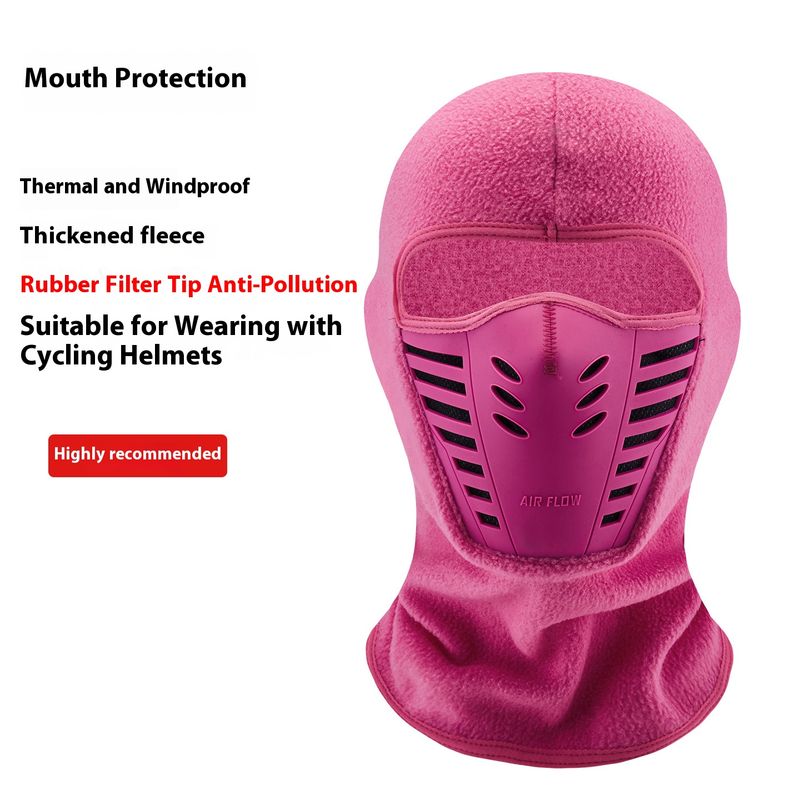 Winter Balaclava Face Mask For Skiing, Motorcycle, Cycling – Breathable, Windproof Fleece Lining, One-Size Fits All (Multiple Colors Available)_voghion.com