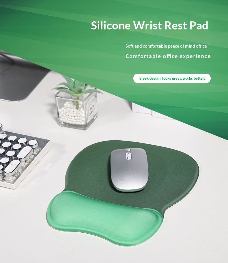 NeoGear Handgelenkauflage für Frauen, verdicktes, rutschfestes Silikon, Mauspad für Herren im Büro und beim Gaming_voghion.com