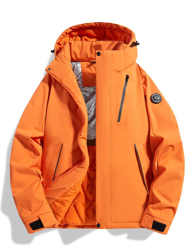 Giacca softshell da donna in grafene, imbottita, spessa, antivento, da uomo, per escursionismo all'aperto, autunno e inverno_voghion.com