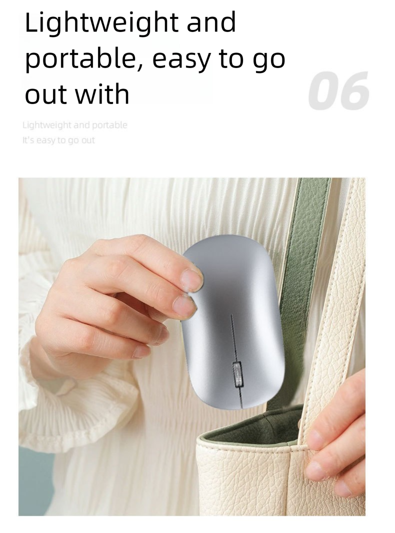 Wireless Dual-Mode Universal Silent 2.4g Bluetooth Mouse For Laptop And Desktop Computers_voghion.com