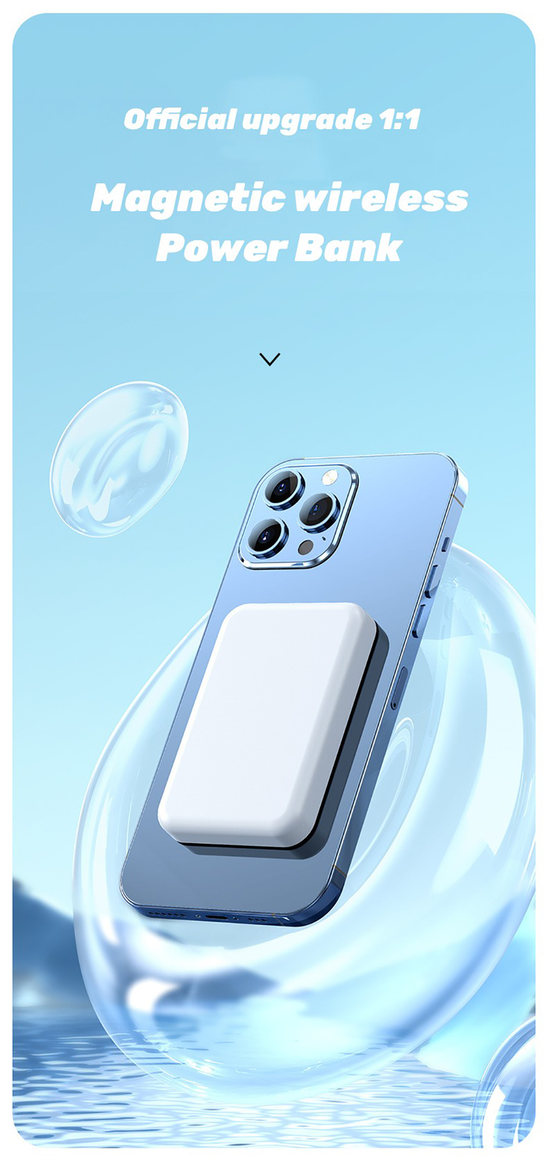 Wireless Powerbank 15W Bateria Portatil Para Celular Fast Charge Power Bank za Iphone 12 13 14 15 Pro Max Mini_voghion.com