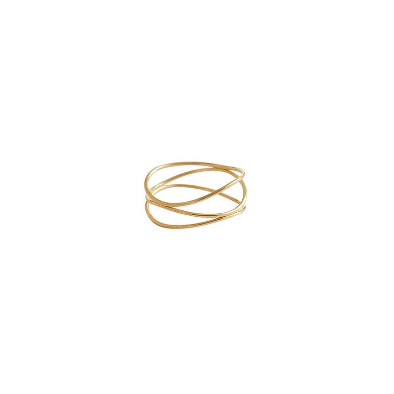 Damenschmuck Leichter Luxus Einfache Linien Titanstahlring Nischendesign Freundinnen Zeigefinger All Match Ring Trendy Schmuck_voghion.com