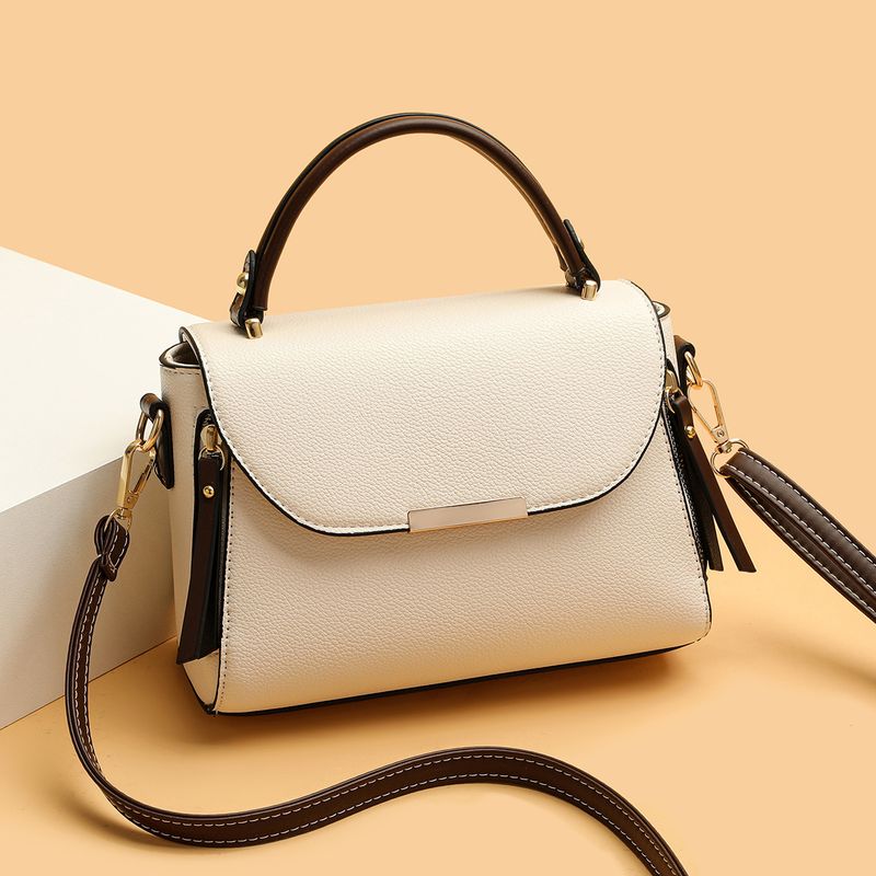 Nuova borsa a tracolla per donna, borsa a tracolla alla moda ed elegante, piccola borsa a mano con design a blocchi di colore_voghion.com