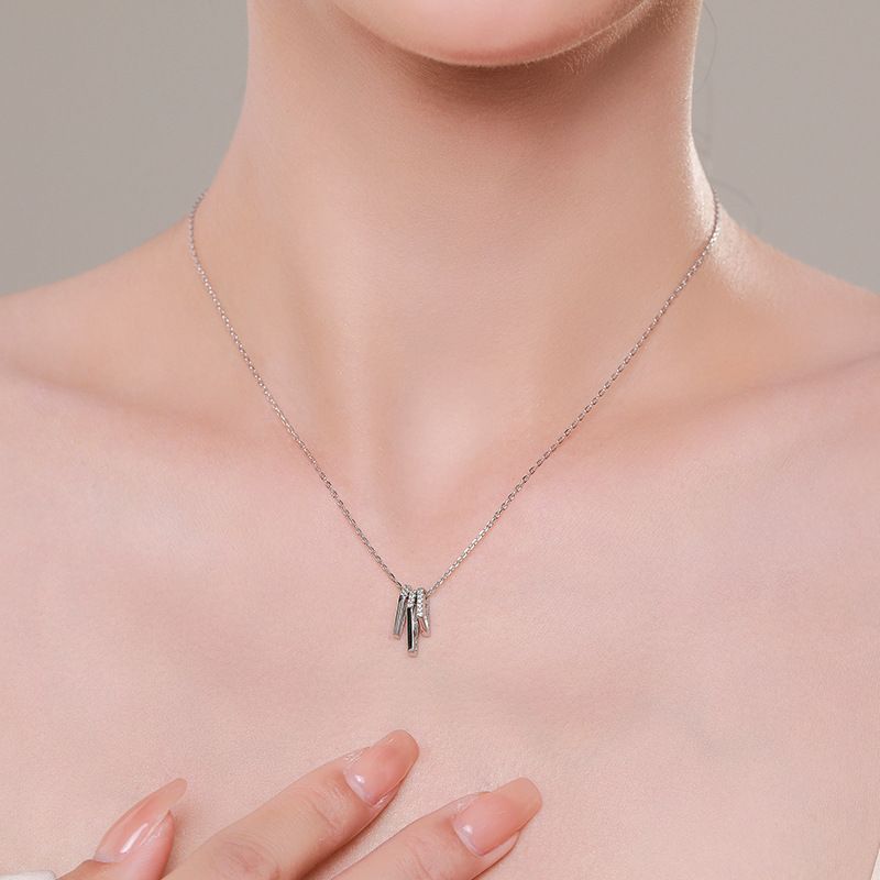 Tancise halsketting met hanger van sterling zilver, damesmode, veelzijdige ketting, modieus cadeau_voghion.com