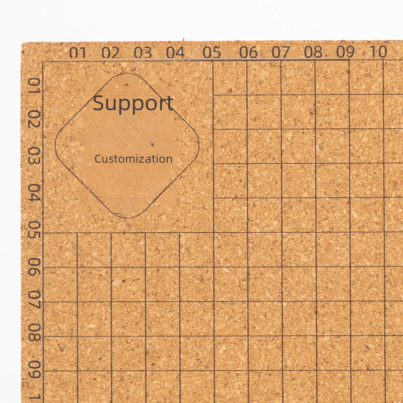 Musen Cork positioning board braided rope Plaid soft base board DIY woven fixed tool cork board_voghion.com
