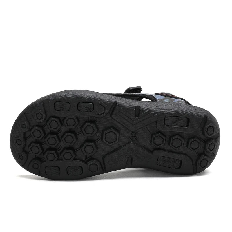 Estate spiaggia bambini, scarpe alla moda per ragazzi 5-16 anni, no ALD, outdoor, ombre astronomiche, sandali in cuoio_voghion.com