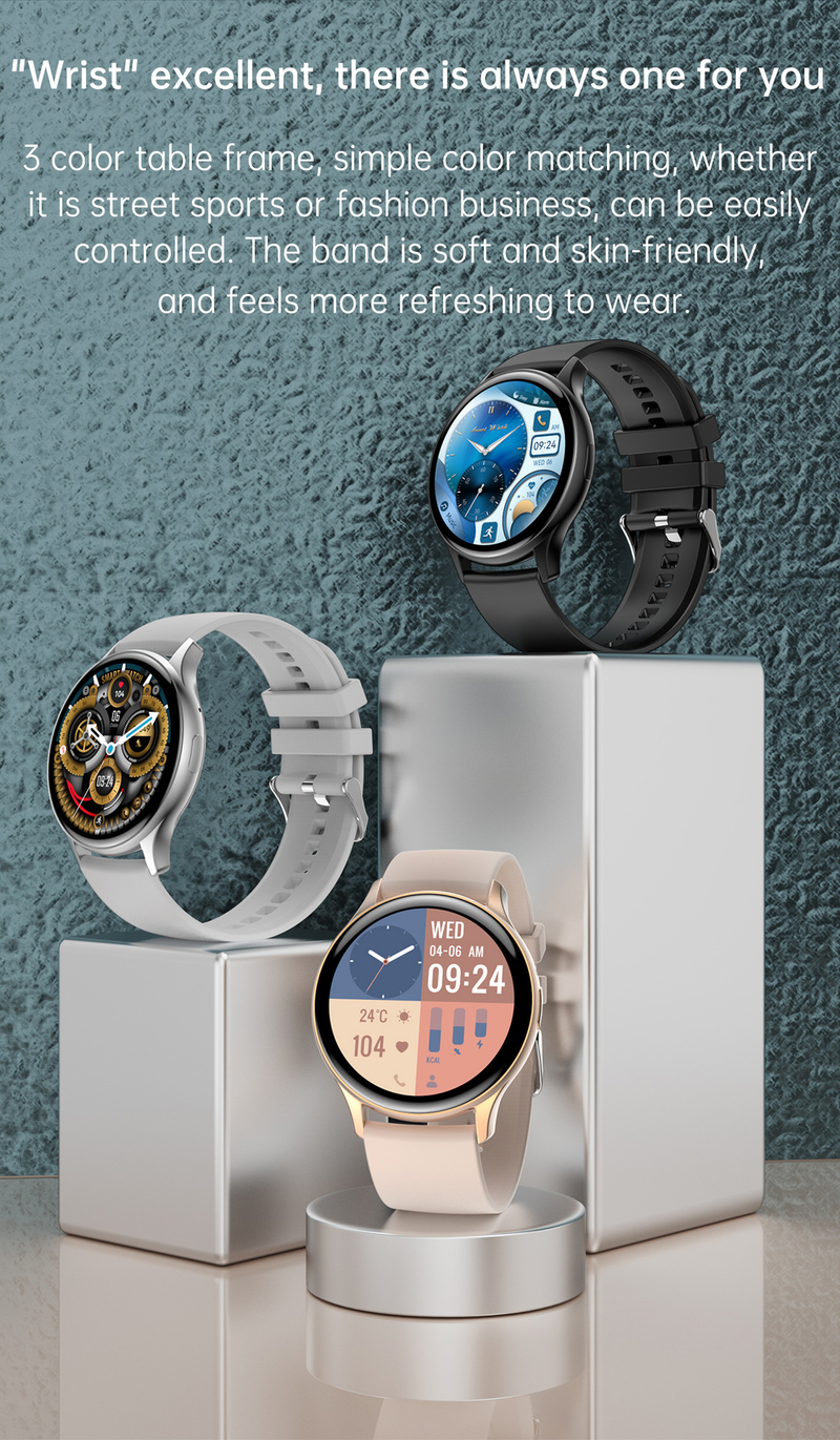 SmartWatch HK89 AMOLED Bluetooth Llamadas Monitoreo de salud_voghion.com