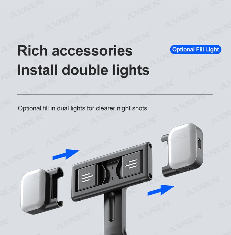 ANSEN AI Auto Following Stabilizer 360 Rotation Telefonständer P02 Desktop Tracking Gimbal mit Fernbedienung für Live-Fotografie_voghion.com