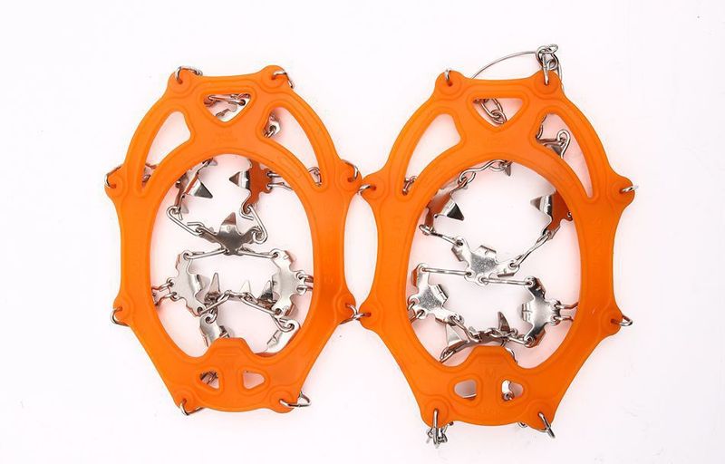 Crampons antidérapants pour chaussures de montagne, 26 dents, en acier inoxydable 201_voghion.com
