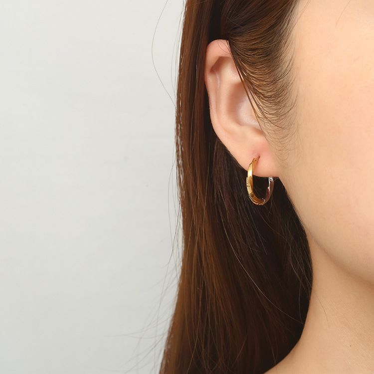 Orecchini pendenti leggeri multistrato versatili da donna placcati in oro alla moda in acciaio inossidabile con fornitura diretta transfrontaliera_voghion.com