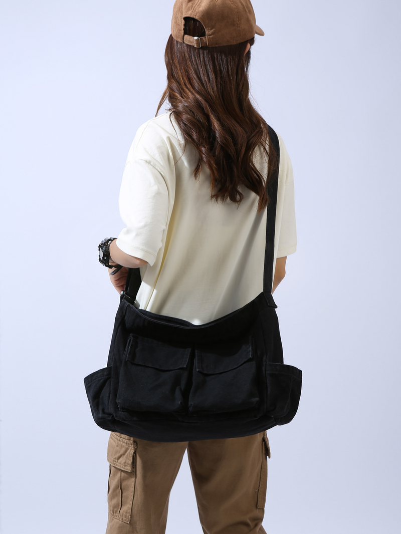 2024 Borsa da ragazza in tela Borse a tracolla per adolescenti Borse a tracolla da donna per adolescenti Borsa casual da donna Borsa a tracolla per adolescenti_voghion.com